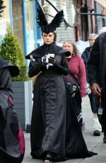 CARA DELEVINGNE on the Set of American Horror Story in New York 01/04/2024