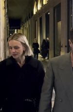CAREY MULLIGAN and Marcus Mumford Leaves Costes Hotel in Paris 01/16/2024