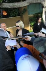 CAREY MULLIGAN Signs Autographs at AFI Awards in Beverly Hills 01/12/2024