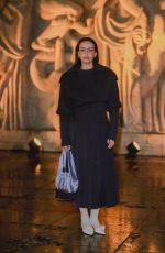 CARLA GINOLA Arrives at Patou Fall/Winter 2024/2025 Show in Paris 01/25/2024