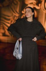 CARLA GINOLA Arrives at Patou Fall/Winter 2024/2025 Show in Paris 01/25/2024