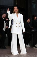 CARLA GINOLA Arrives at Zuhair Murad Couture Show at Haute Couture SS24 Week in Paris 01/24/2024