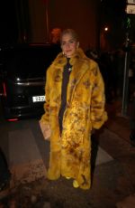 CAROLINE DAUR Arrives at GQ Levi