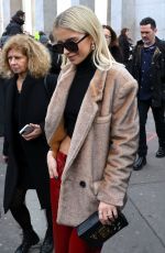 CAROLINE DAUR Leaves Elie Saab Show at Haute Couture SS24 Week in Paris 01/24/2024