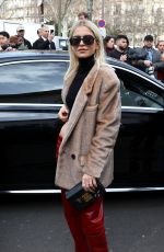 CAROLINE DAUR Leaves Elie Saab Show at Haute Couture SS24 Week in Paris 01/24/2024