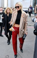 CAROLINE DAUR Leaves Elie Saab Show at Haute Couture SS24 Week in Paris 01/24/2024