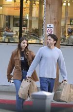 CAYLEE COWAN and Casey Affleck at a Grocery Store in Los Feliz 01/15/2024