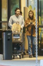 CAYLEE COWAN and Casey Affleck at a Grocery Store in Los Feliz 01/15/2024