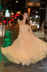 CAYLEE COWAN Arrives at a Betsey Johnson Event in Los Angeles 01/17/2024