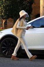 CHANTEL JEFFRIES Out for a Coffee Post-dermatology Appointment at SEV Cosmetics in Los Angeles 01/16/2024