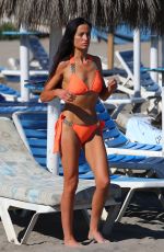 CHANTELLE HOUGHTON in Bikini at a Beach in Marbella 01/05/2024
