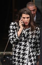 CHARLOTTE CASIRAGHI Arrives at Chanel Show at Paris Fashion Week 01/23/2024