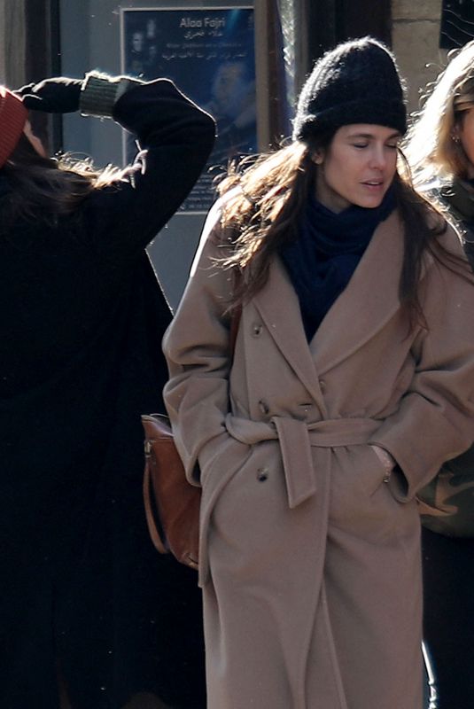 CHARLOTTE CASIRAGHI Out for Lunch with a Friend 01/26/2024