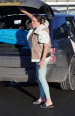 CHARLOTTE CROSBY and Jake Ankers Arrive Home in Newcastle 01/18/2024