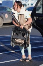 CHARLOTTE CROSBY and Jake Ankers Arrive Home in Newcastle 01/18/2024