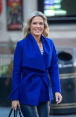 CHARLOTTE HAWKINS Arrives at Global Radio Studios in London 01/26/2024