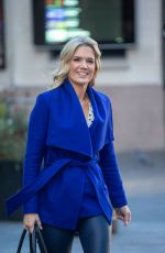 CHARLOTTE HAWKINS Arrives at Global Radio Studios in London 01/26/2024