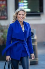 CHARLOTTE HAWKINS Arrives at Global Radio Studios in London 01/26/2024