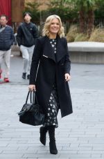 CHARLOTTE HAWKINS Arrives at Global Radio Studios London 01/05/2024