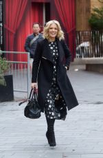 CHARLOTTE HAWKINS Arrives at Global Radio Studios London 01/05/2024