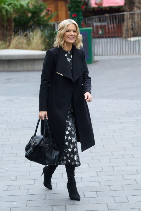CHARLOTTE HAWKINS Arrives at Global Radio Studios London 01/05/2024