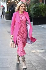 CHARLOTTE HAWKINS Leaves Global Studios Classic FM in London 01/19/2024