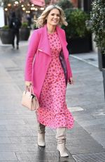 CHARLOTTE HAWKINS Leaves Global Studios Classic FM in London 01/19/2024