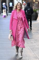 CHARLOTTE HAWKINS Leaves Global Studios Classic FM in London 01/19/2024