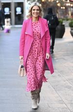 CHARLOTTE HAWKINS Leaves Global Studios Classic FM in London 01/19/2024