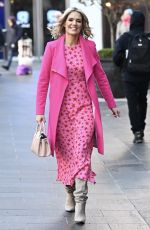 CHARLOTTE HAWKINS Leaves Global Studios Classic FM in London 01/19/2024