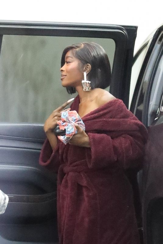 CHELSEA LAZKANI Arrives at Oppenheim Group Office in West Holywood 01/19/2024