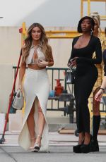 CHELSEA LAZKANI, CHRISHELL STAUSE, EMMA HERNAN and BREANA TIESI Getting Ready to Film in Los Angeles 01/20/2024