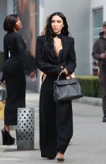 CHELSEA LAZKANI, CHRISHELL STAUSE, EMMA HERNAN and BREANA TIESI Getting Ready to Film in Los Angeles 01/20/2024