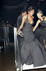 CHELSEA LAZKANI Leaves a Golden Globe Awards Afterparty in Los Angeles 01/07/2024
