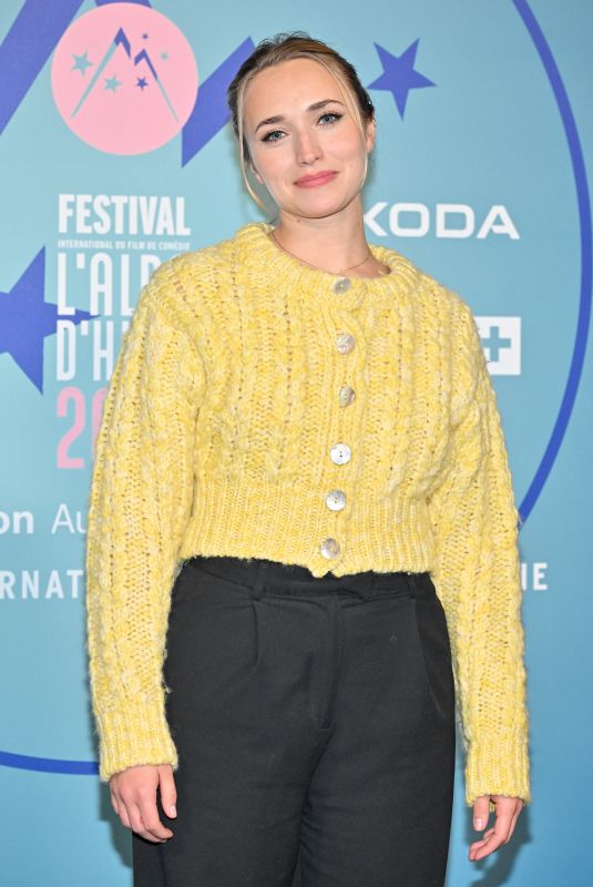 CHLOE JOUANNET at Heureux Gagnants Screening at 27th Alpe d Huez Film Festival 01/17/2024