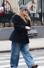 CHLOE SEVIGNY in a Baggy Jeans Out in New York 01/27/2024