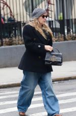CHLOE SEVIGNY in a Baggy Jeans Out in New York 01/27/2024
