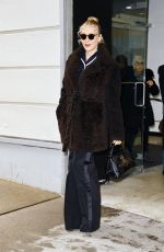 CHLOE SEVIGNY Leaves Drew Barrymore Show in New York 01/23/2024