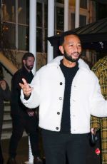 CHRISSY TEIGEN and John Legend on a Dinner Date in New York 01/25/2024