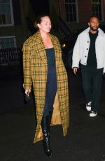CHRISSY TEIGEN and John Legend on a Dinner Date in New York 01/25/2024