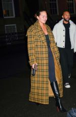 CHRISSY TEIGEN and John Legend on a Dinner Date in New York 01/25/2024
