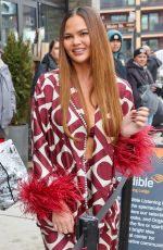 CHRISSY TEIGEN Out and About in Park City 01/21/2024