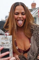 CHRISSY TEIGEN Out and About in Park City 01/21/2024