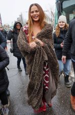 CHRISSY TEIGEN Out and About in Park City 01/21/2024