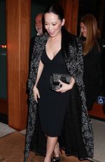 CHRISTINE CHIU Leaves Dinner with Friends at Cipriani in Beverly Hills 01/25/2024