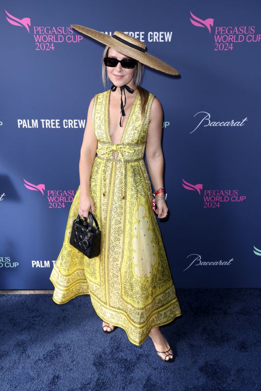 CHRISTY FERRARI at Pegasus World Cup in Hallandale 01/27/2024