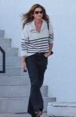 CINDY CRAWFORD Leaves a Office Building in Malibu 01/08/2024