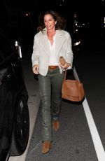 CINDY CRAWFORD Out for Dinner at Giorgio Baldi in Santa Monica 01/11/2024
