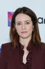 CLAIRE FOY at Jess Cagle Show with Julia Cunningham at SiriusXM Studios in Los Angeles 01/09/2024