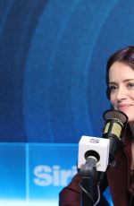 CLAIRE FOY at Jess Cagle Show with Julia Cunningham at SiriusXM Studios in Los Angeles 01/09/2024